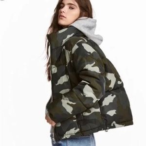H&M camo coat.